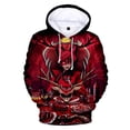 thumbnail image 3 of Sudadera con capucha con estampado gráfico de anime para hombre, sudaderas con capucha con estampado completo en 3D, ropa de calle de tendencia, pulóver de dibujos animados, traje de demonio para carn, 3 of 5