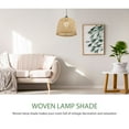 thumbnail image 6 of Niceauty Lampshades for Ceiling Lamps Woven Lampshade Khaki 1Set, 6 of 8