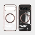 thumbnail image 5 of Nalacover Magnetic Clear Case for Google Pixel 9 / 9 Pro, Silicone Shockproof Anti-Scratches Non-Yellowing Cover Compatible with MagSafe Wireless Charging for Google Pixel 9 / 9 Pro, Rosegold, 5 of 5