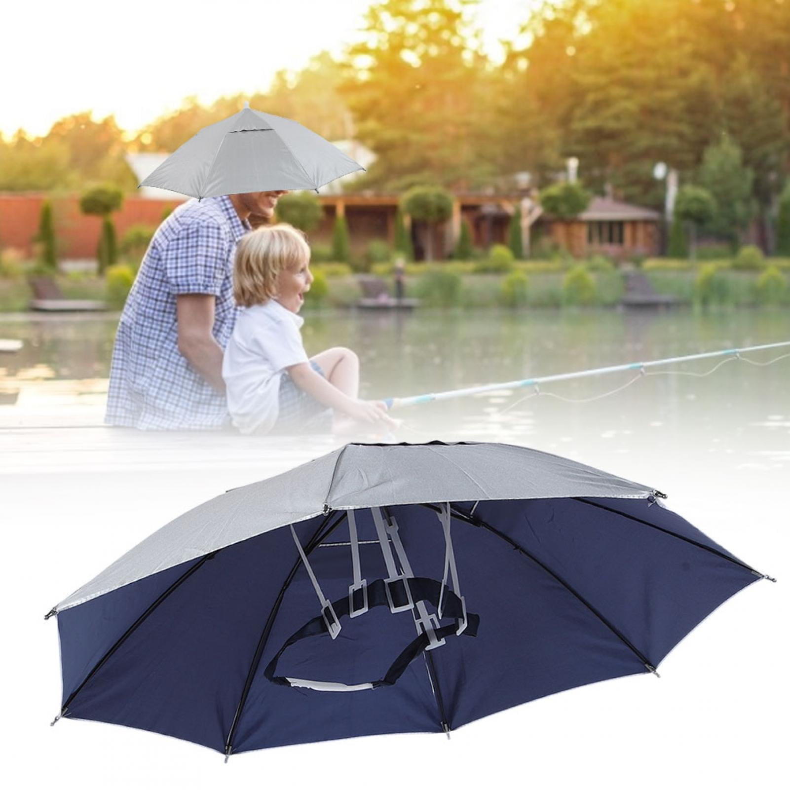Outdoor Fishing Umbrella Hat 