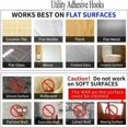 thumbnail image 4 of 24 Ganchos de Pared para Colgar Ganchos Autoadhesivos de Alta Resistencia 33 Libras Máx. Ganchos Transparentes Impermeables para Llaves Baño Ducha Exterior Puerta de Cocina Mejoras para el Hogar, 4 of 5
