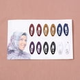 thumbnail image 2 of 12pcs Mixed Color Safety Brooch Pins for Women Hijab Sari Plastic Scarf Buckle, 2 of 11