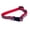 Red, variant on Adjustable Reflective Stripe Collar 1"x16-26" Color: Black