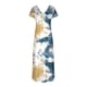thumbnail image 4 of Puntoco Vestido De Manga Corta Con Cuello En V, Vestido Largo Hasta El Suelo De Verano Para Mujer, Vestido Largo Informal Suelto Con Bolsillos, Abertura De Manga Corta, Blanco Xxxl, 4 of 5