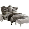 thumbnail image 2 of Acme Furniture Versailles Queen Traditional Panel Bed, Antique Platinum Gray, 2 of 8
