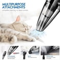 thumbnail image 3 of Handheld Vacuum Cleaner, Cordless Rechargeable Lightweight Portable Mini Hand Vac With Powerful Cyclonic Suction For Wet Dry Car Pet Hair Home Use, 3 of 4