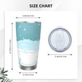 thumbnail image 4 of Salouo Bathtub with Soap Bubbles Print 20oz Tumbler with Lid,Stainless Steel Vacuum Insulated Tumbler Durable Insulated Coffee Mug Thermal Cup with Splash Proof Sliding Lid-Without Straw, 4 of 8