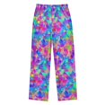 thumbnail image 2 of FORMRS Kids Pajama Pants with Pockets Size 9-10Y Boys Lounge Sleep Bottoms, Vibrant Geometric Pattern, 2 of 8