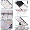 thumbnail image 4 of 50" Folding Aluminum Alloy Sluice Box,Portable Sluice Box for Gold Mining,Gold Prospecting Equipment for Gold Panning,Prospecting,Gold Classifiers,Gold Panning Equipment,Silver, 4 of 7