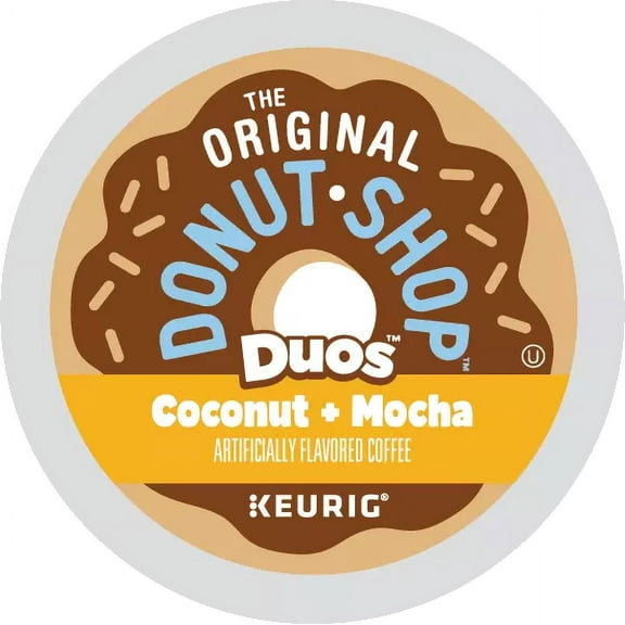 The Original Donut Shop Coconut Mocha Coffee K-Cup Pod, Medium Roast 72ct