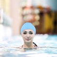 thumbnail image 2 of Miangastore Hair Cap For Swimming Blue Silicone 1Pack 9X7X0.2In, 2 of 8