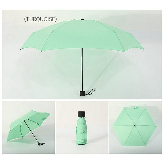 Foldable Umbrella Mini Umbrella Traveling Rain Gear Rainy Day Pocket Umbrella Mini Fol y22253