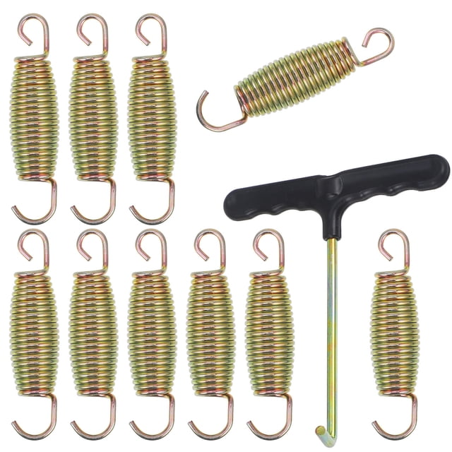 OULII 11 Pcs de Ressorts de Tension pour Trampoline Fil d'Acier Galvanisé Design Pratique