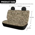 thumbnail image 4 of Chririnla Retro and Floral Design Car Back Seat Cover with SUV Truck, Non-Slip Stretch Seat Cover Protectors(2 Pack), 4 of 7