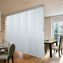 Domovina 5 Panel Track Vertical Blinds, Adjustable 58-110"W x 91.4"H - Salome