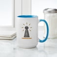 thumbnail image 4 of CafePress - The Death Ray Tower And Title Large Mug - 15 oz Ceramic Large White Novelty Mug, 4 of 4