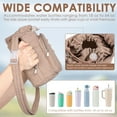 thumbnail image 3 of Grusce Water Bottle Carrier Bag, Water Cup Crossbody Bag, Bottle Holder Carrier with Removable Adjustable Strap for 18 to 64 oz Cup, 3 of 10