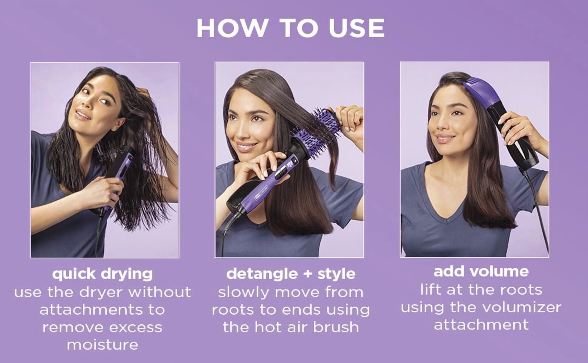 Knot Dr. for Conair Detangling Hot Air Brush Wet/Dry Styler