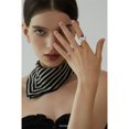 thumbnail image 3 of YYKihy Love Imitation Crystal Personalized Fashionable Retro Diamond Ring, 3 of 4