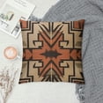 thumbnail image 2 of GOSMITH  Throw Pillow Covers Tribal Western Geometric Burgundy Green Native Designs Southwest Country Benson Decorative Pillow Cases Home Decor Square Pillowcase, 2 of 5