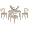 thumbnail image 5 of International Concepts Indoor Wood Kids Lift Top Table and 4 Chairs in Unfinished - 5 Piece Set, 5 of 14
