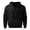 Black, variant on ZHOUCHANKIDS Men's Lightweight Zippered Hooded Cardigan Coat for Spring and Autumn Seasons Comfortable Outdoor Wear Black L