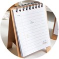 thumbnail image 4 of Calendrier de Bureau 2022 Mini Notes Mémo Filaires Calendrier Rabattable 5.4 Pouces x 3.9 Pouces - Joyeux (Oct. 2021 à Déc. 2022), 4 of 7