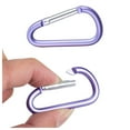 thumbnail image 3 of 40Pcs D-Ring Locking Carabiner Keychain Spring Clip Lock Carabiner Hook Outdoor Camping Equipmengt, 3 of 6