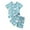 B-Sky Blue, variant on Easter Baby Girl Outfit Cute Bunny Outfit Crewneck Short Sleeve T-Shirt And Shorts Set Toddler Easter Clothes