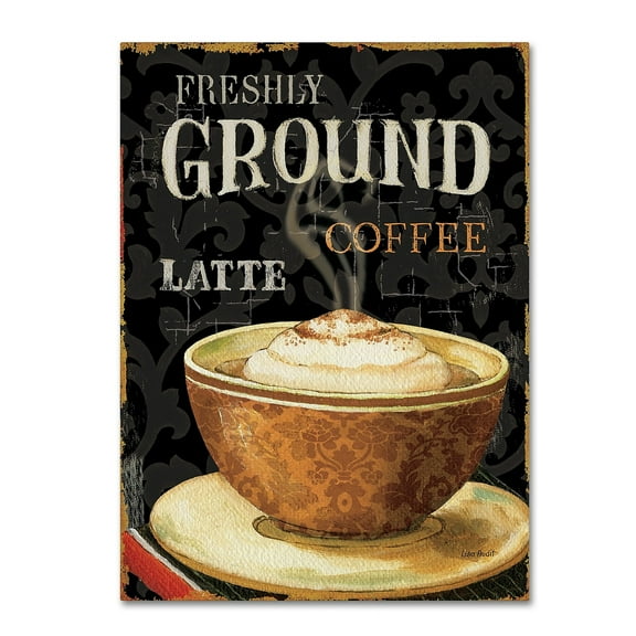 Trademark Fine Art "Today's Coffee II" Canvas Art by Lisa Audit