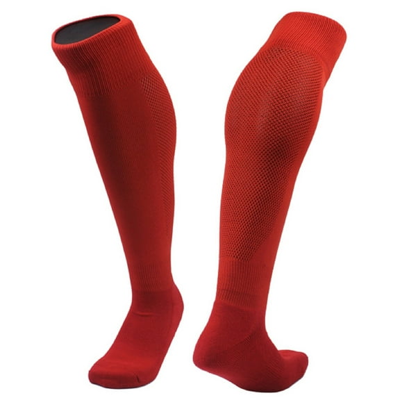 Men's 1 Pair Fantastic Knee High Sports Socks. Cozy, Comfortable, Durable and Health Supporting Size XL005 MRed