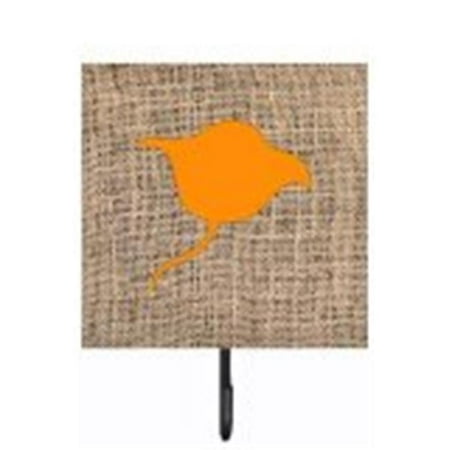 

Carolines Treasures BB1094-BL-OR-SH4 Stingray Burlap And Orange Leash Or Key Holder