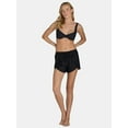 thumbnail image 4 of Time and Tru Women's and Women's Plus Flowy Swim Shorts, Sizes S-3X, 4 of 5
