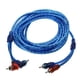 thumbnail image 1 of Cable de cobre trenzado para sistema de audio estéreo de coche, 5 m, 2 conectores, para amplificador, 1 of 4