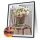 thumbnail image 1 of Taladro cuadrado completo diamante pintura flor planta Kits DIY diamantes de imitación pared arte Likrtyny decoración de arte, 1 of 9