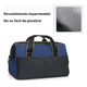 thumbnail image 3 of Maleta De Herramientas  Bloosom Gran Capacidad Mochila Organizador Negro/Azul, 3 of 5