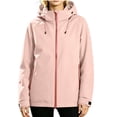 thumbnail image 7 of Sheghy Womens Rain Jacket Women Packable Parka Funnel Neck Weekend Shacket Jacket with Pockets, 7 of 7