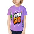 thumbnail image 1 of T-shirt pour Enfants Imprimé 3D Stumble Guys, Mignon T-shirt à Manches Courtes pour Garçons Filles, 1 of 5