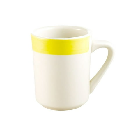 

Rainbow Tierra Mug Yellow 8 Oz. 3-1/8 Dia. X 4 H Stoneware Yellow