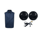 thumbnail image 1 of Ropa Verano Aire Acondicionado para Hombres Mujeres Chaleco Enfriador (Dark XL) Azul, 1 of 7