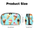thumbnail image 5 of Ice Cream Waterproof Oxford Cloth Charger Case with Storage Pouch, Cord Organizer, Phone Cable Organizer, and Charger Storage Organizer - 5.9x9.44x3.14 in., 5 of 6