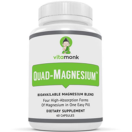 Quad Magnesium? Supplement Blend High Absorption Magnesium Complex with Glycinate Chelate