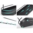 thumbnail image 5 of YVE Entryway Key Holder, Jewelry Storage Tray with Hook, Tabletop Organizer Stand, Jewelry Hanging Stand Jewelry Organizer Rack for Desktop Kitchen, Black-0625, 5 of 5
