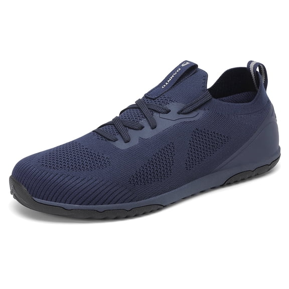 Rumpra Men Barefoot Walking Shoes Minimalist Sneaker Zero Drop with Wide Toe Box for Trail Running and Gym Fitness