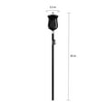 thumbnail image 3 of Pure Garden Outdoor Torch Lamp 45" Metal Fuel Canister, 3 of 5