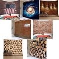thumbnail image 4 of Tapiz Creativo 3D A Prueba De Agua - Mural Decorativo Para Decoración De Paredes Interiores Y Exteriores 150x130cm 8 Baoblaze Tapicería impermeable 3D, 4 of 8