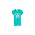 thumbnail image 1 of Aeropostale Script Print 87 Camiseta bÃ¡sica para mujer, verde, pequeÃ±a Aeropostale Camiseta bÃ¡sica, 1 of 1