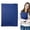 B, variant on A4 Pu Leather Document File Folder, Soft Waterproof Leather Surface, Portable Envelope Style Portfolio for Business Meeting, office Storage, Travel and Study Document Management (Black)