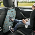 thumbnail image 5 of Dog Pets Mats Back Seat Protectors, Car Seat Protector Vehicle Organizers Waterproof Cover Back Seat Cover for Kids with 3 Storage Pockets 2 Pack, 5 of 5