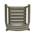 thumbnail image 6 of Brigitte Outdoor Acacia Wood Barstools, Set of 2, Gray, 6 of 7